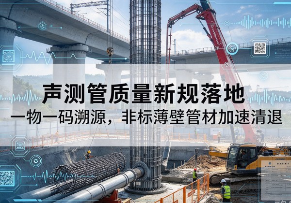 平和声测管质量新规落地，一物一码溯源，非标薄壁管材加速清退